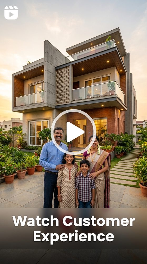 Watch our client sharing their home building experience